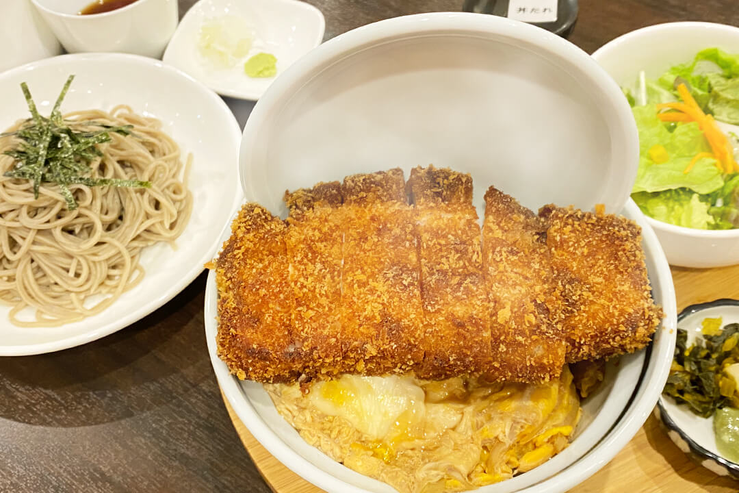 とじないカツ丼セット